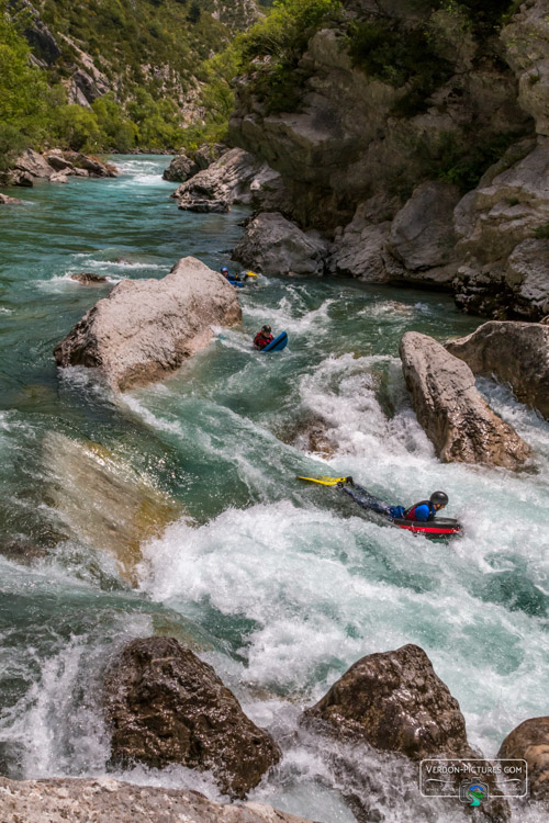 photo hydrospeed nage eau vive verdon